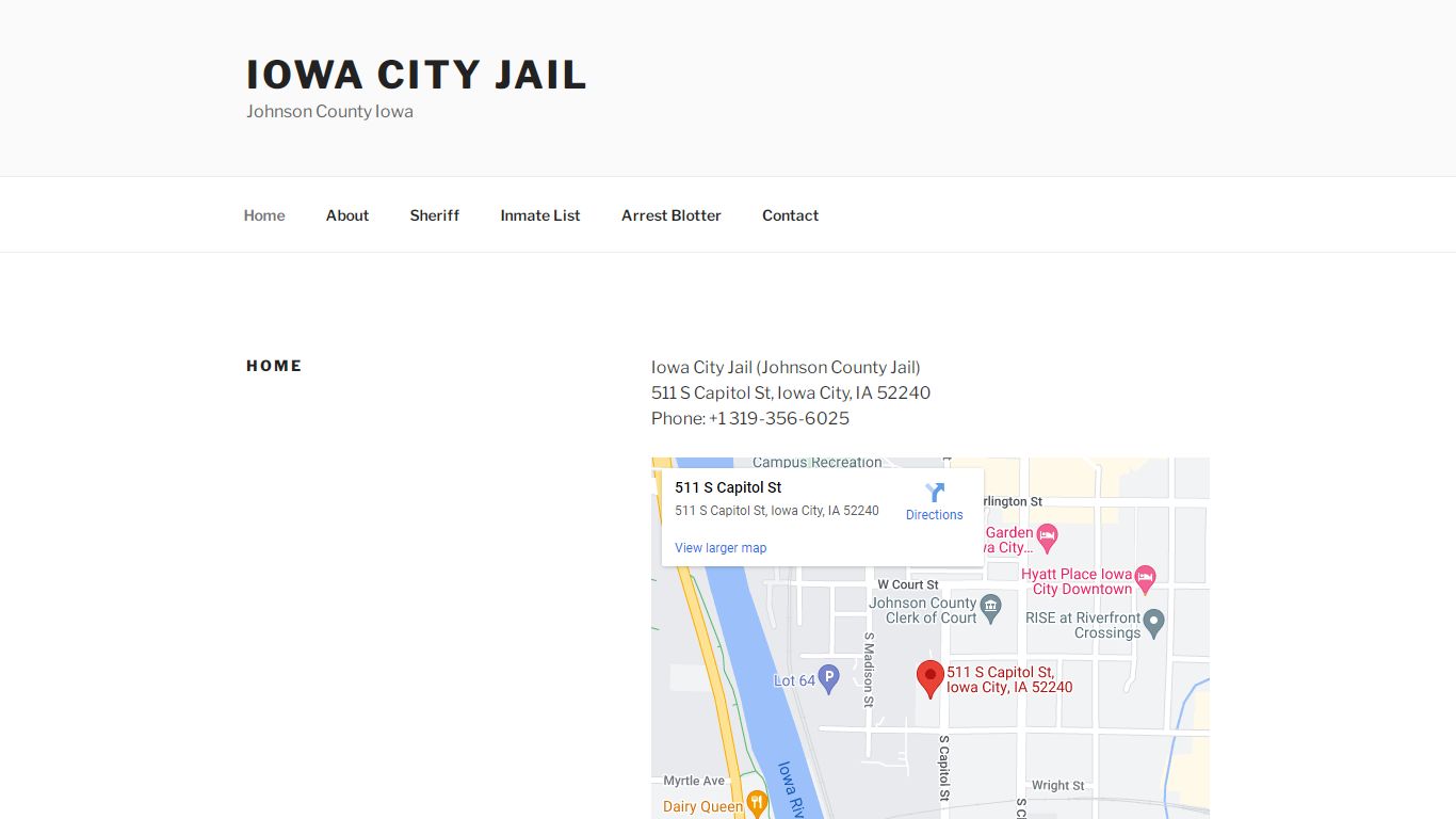 Iowa City Jail – Johnson County Iowa